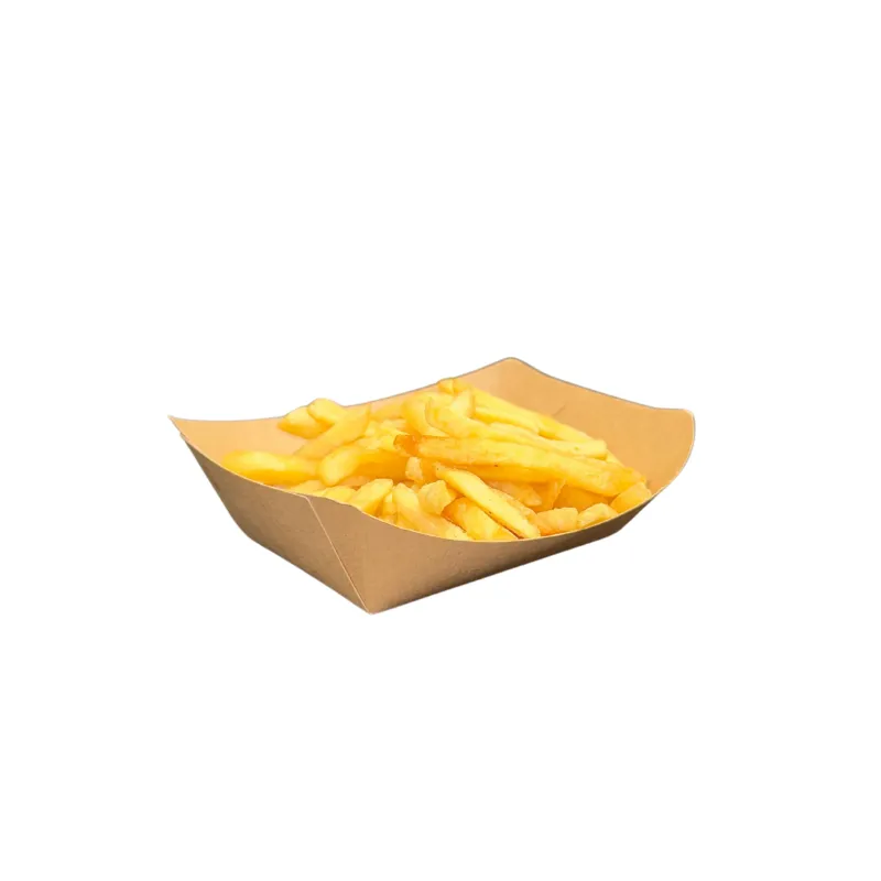 BOITE  “SERVIPACK” FORME BATEAU POUR FRITES