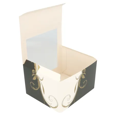 Boîte Pâtissière blanche avec fenêtre
