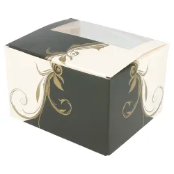 Boîte Pâtissière blanche avec fenêtre