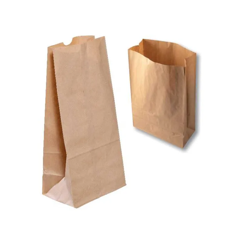 Sac SOS Kraft Brun, Doggy Bag pour Restauration Rapide, Snacks