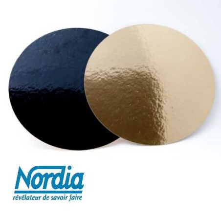 SUPPORT CARTON ROND OR/NOIR PAPA France - 1