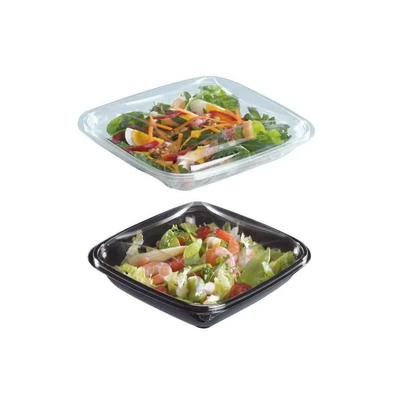 BOITES SALADE PLASTIQUE CARRE CRUDIPACK