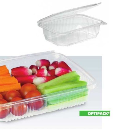 Barquette plastique salades Optipack, pour Boulangeries et Snacks