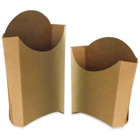 Boites frites carton, barquettes pour frites, cornets de frites snacks