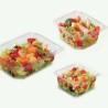 Barquette plastique salades Optipack, pour Boulangeries et Snacks