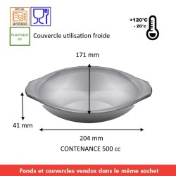 Emballages au format Wok personnalisable pour snacks et traiteurs