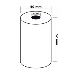 ROULEAU THERMIQUE CARTE BLEUE 57*40*12MM 