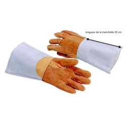 GANT DE PROTECTION EN CUIR ANTI-CHALEUR (250°C)