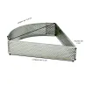  TRIANGLE PERFORE EN INOX 12