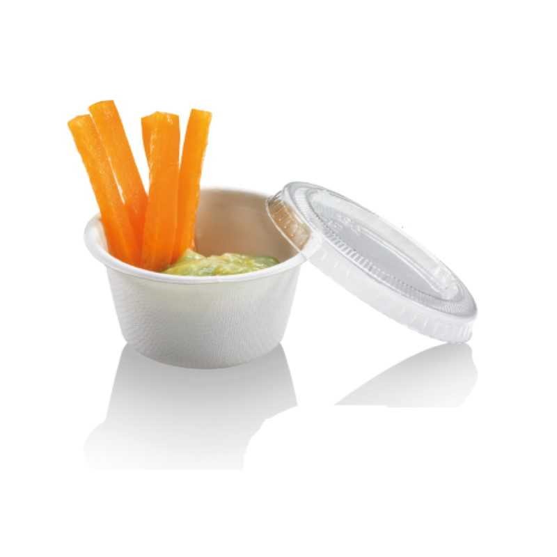 POT A SAUCE BIO COUVERCLE PLASTIQUE PLA