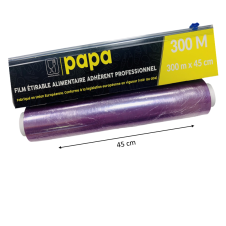 FILM ETIRABLE ALIMENTAIRE PRO ZIP CUT PAPA France - 1