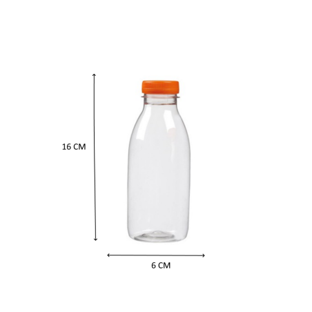 Bouteille jus d'orange plastique 33 cl