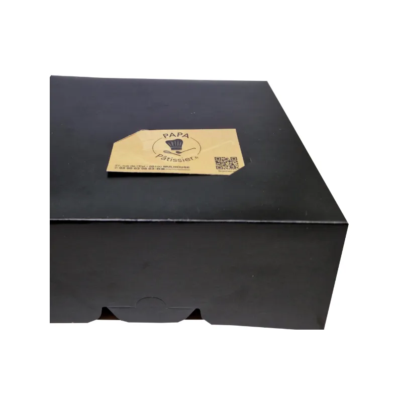 CARTE DE VISITE SPECIALE POUR BOITE PATISSIERE