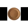 ASSIETTE RONDE CARTON KRAFT BRUN