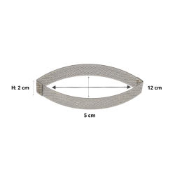 Calisson perforé en inox, le moule parfait pour une cuisson optimale