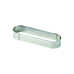 Oblong en inox aux dimensions personnalisables