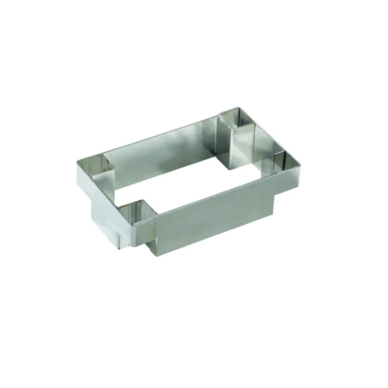 Découpoir en inox pour pâtes, des tartes rectangulaires parfaites