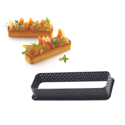 Rectangle perforé Thermoplus pour tartes ou pâtisseries