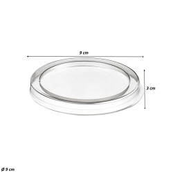 Couvercle écologique pour pot en fibre de bambou