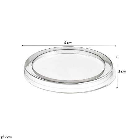 Couvercle écologique pour pot en fibre de bambou