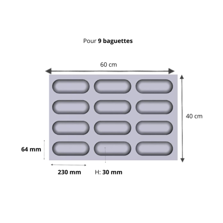 Cuisson optimale des baguettes avec la toile de cuisson Fibermae