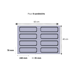 Toile de cuisson Fibermae, une fibre de verre recouverte de silicone