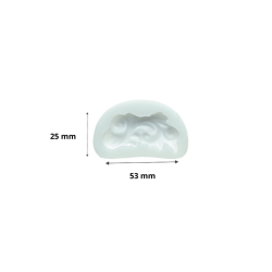 Ornement 53 x 25 mm pour ce moule silicone ornement