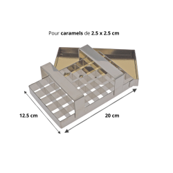 Découpoir pour caramel en inox, le choix durable et économique