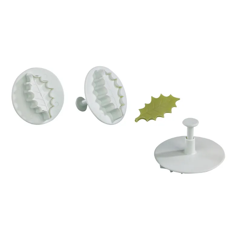 Découpoir plastique en forme de feuille de houx