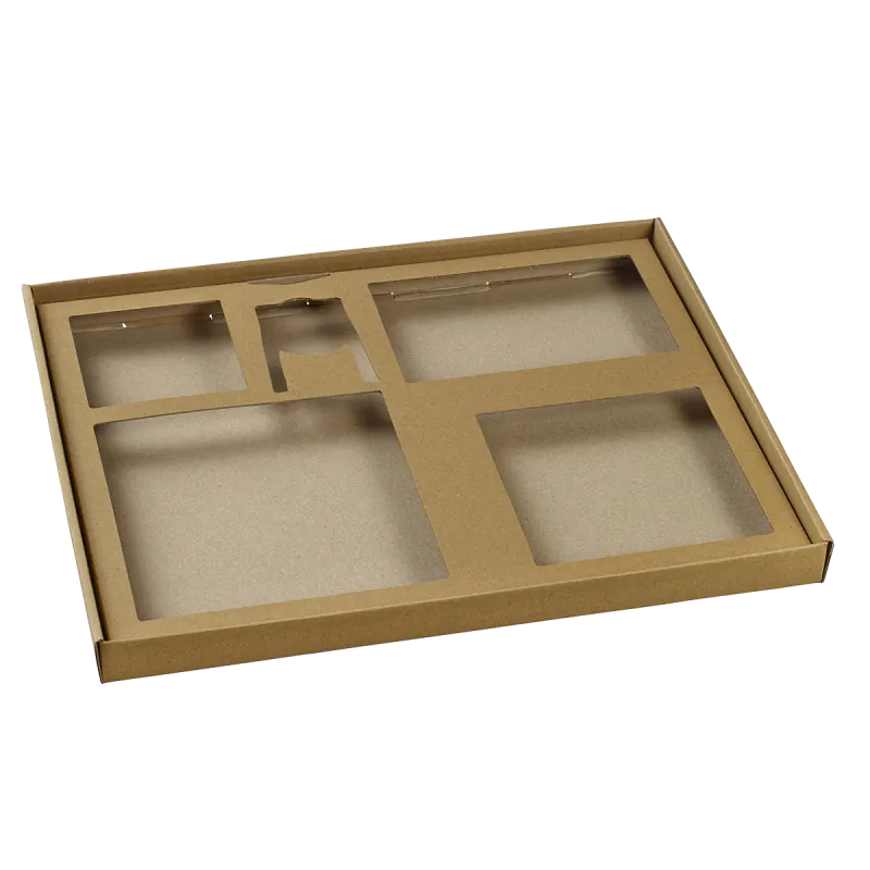 Plateau repas avec compartiments et calage, un choix pratique