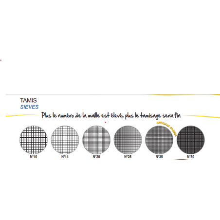 LEGENDE TAMIS TOUT INOX DÉMONTABLE